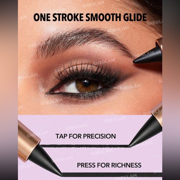 SHEGLAM EZ Glide Matte Eyeliner Pencil Highly Pigmented Black Smoky Eyes - Picture 5 of 5